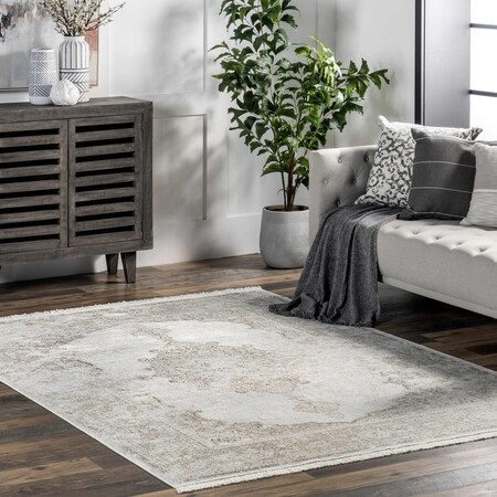 Nuloom Cantrell Faded Transitional Fringe Area Rug 4ft x 6ft DCRS03A-406